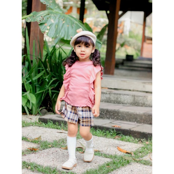 KIYOWO TEE 2-3 TAHUN ATASAN KAOS ANAK PEREMPUAN