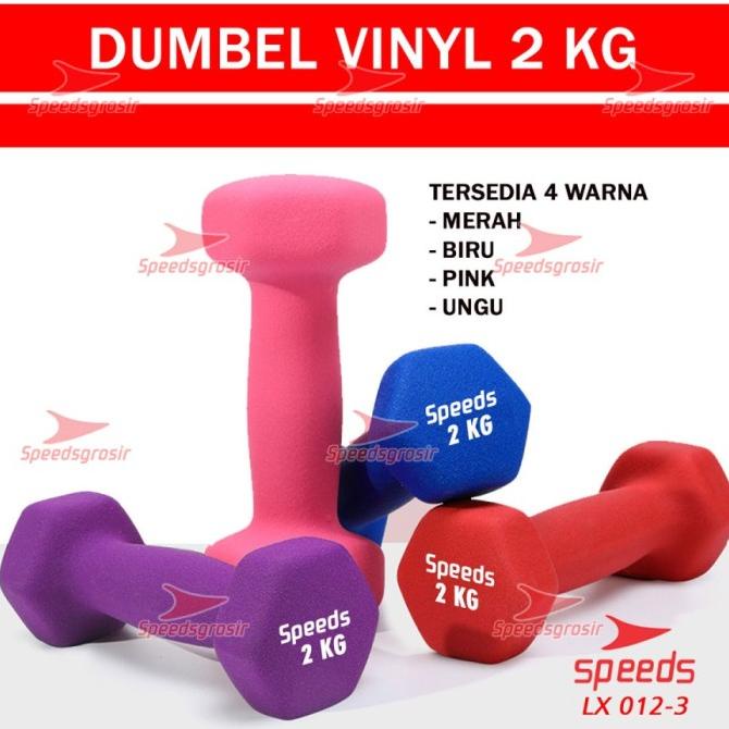 Dumble 2 kg Barbel latihan merk speeds