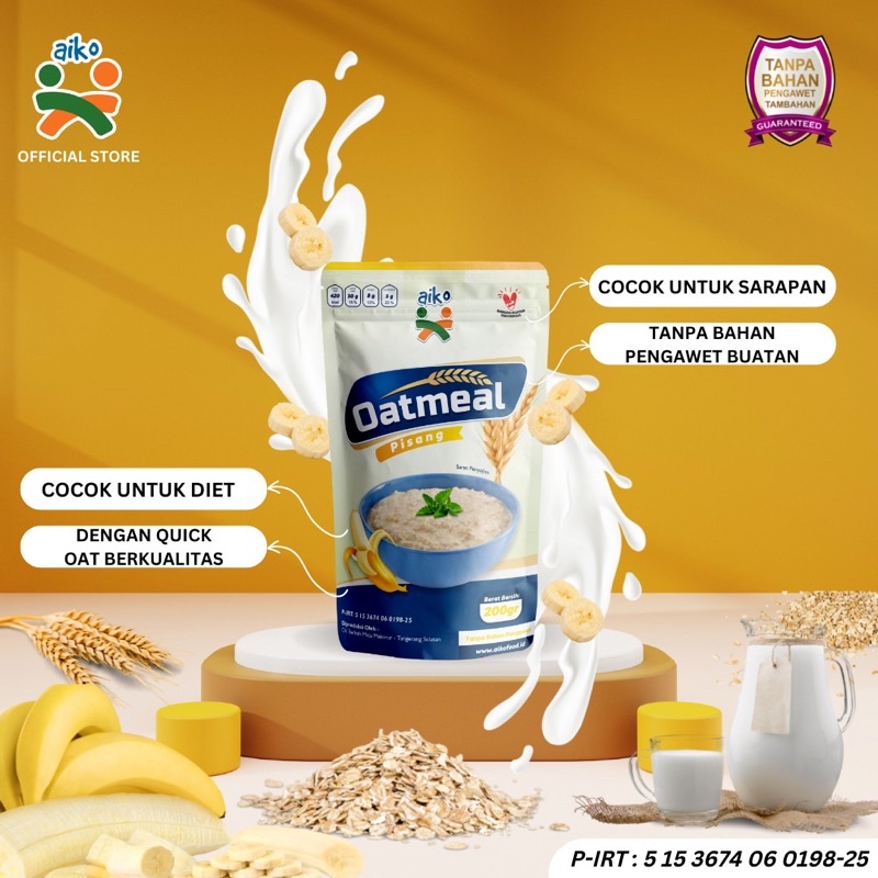 Aiko oatmeal - oatmeal Mpasi bayi