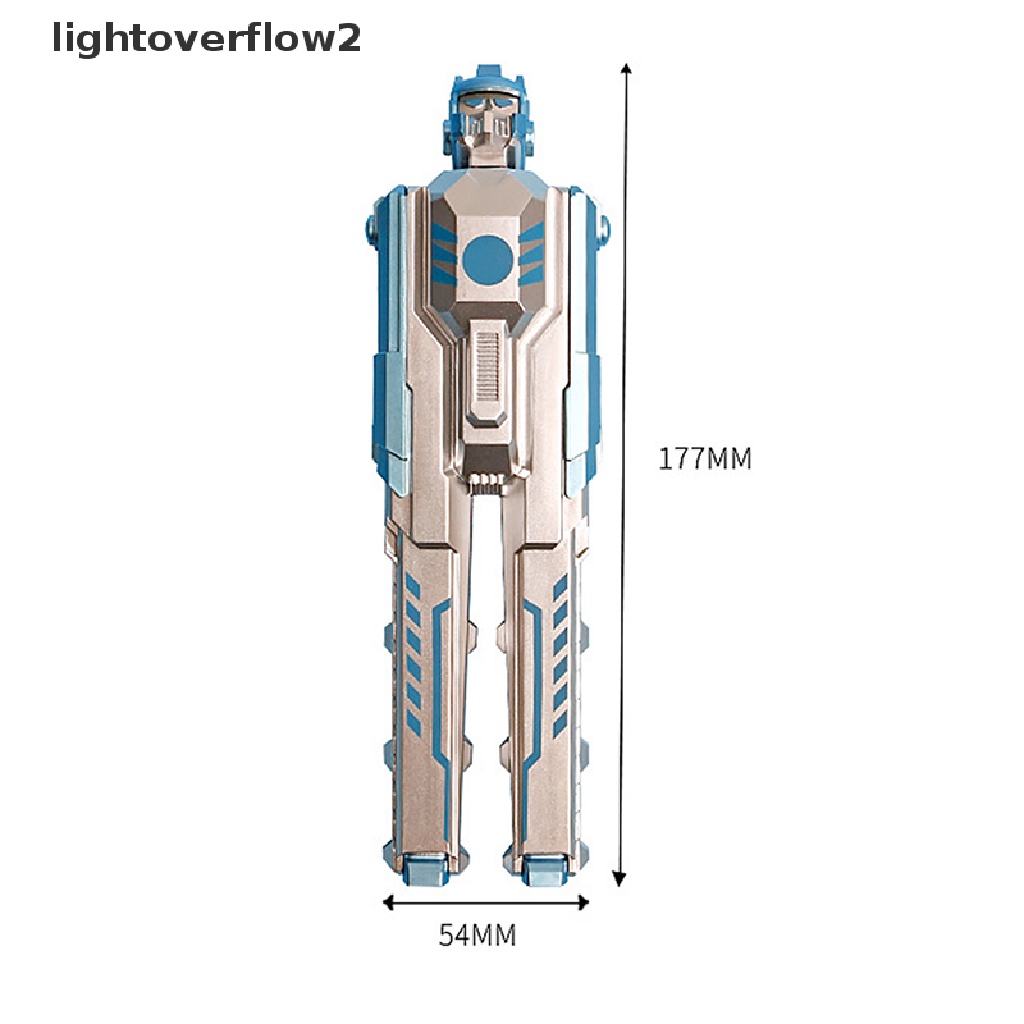 (lightoverflow2) Pulpen Gel 0.5mm Bentuk Robot Deformation