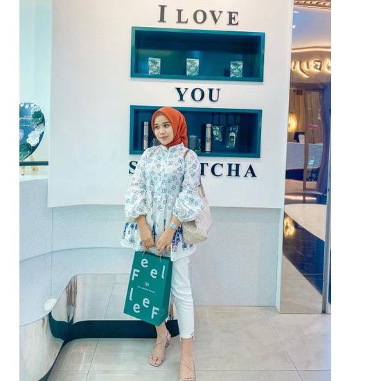 Sale ATASAN BU TEJO BAJU KERJA WANITA BLOUS BATIK