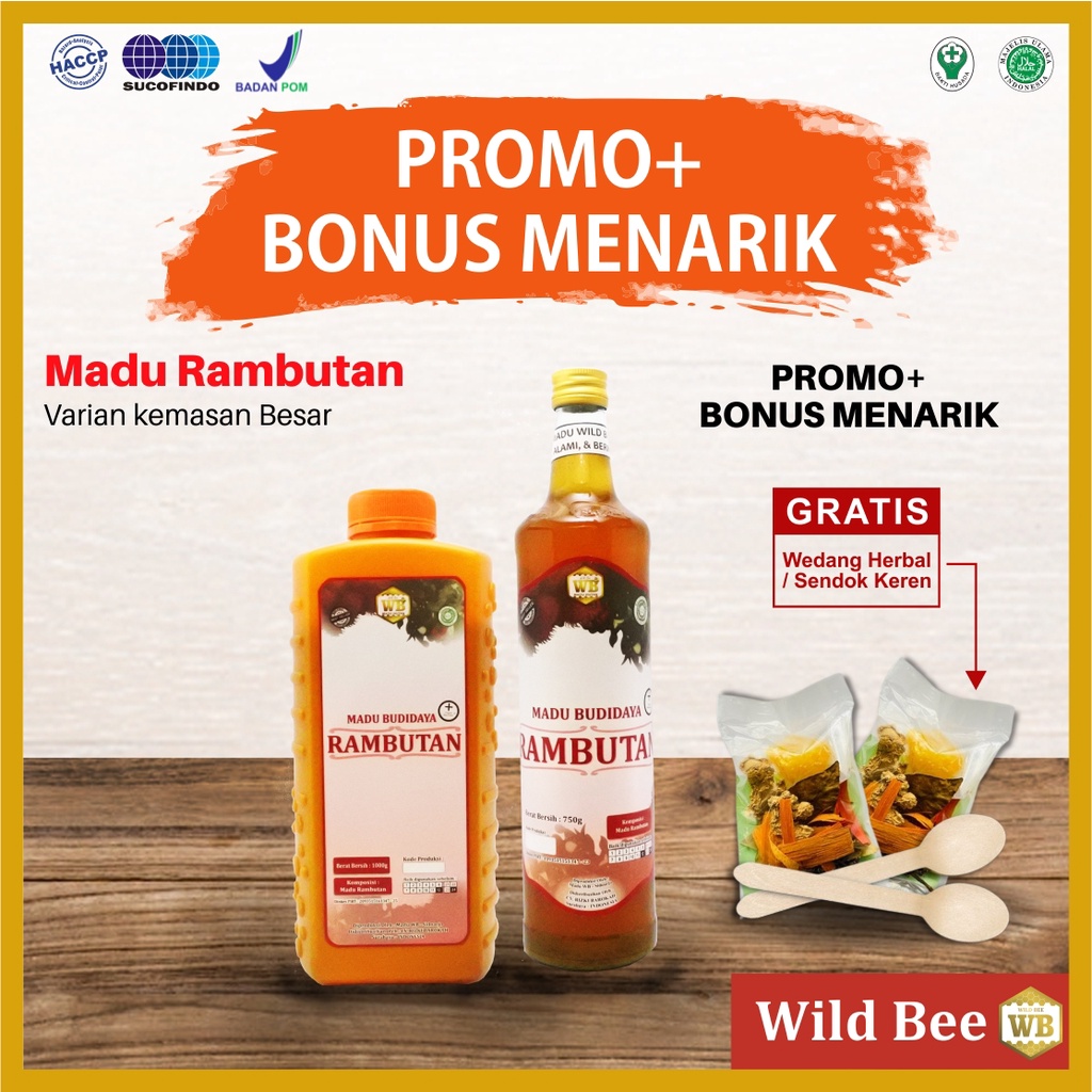 

Madu Rambutan / Lebah Apis Melifera - Wild Bee - Jumbo