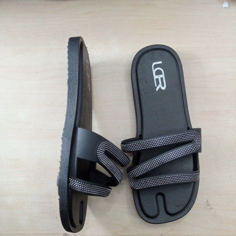 Sandal Wanita Karet Jelly Tali Silang Import Lcr 1238