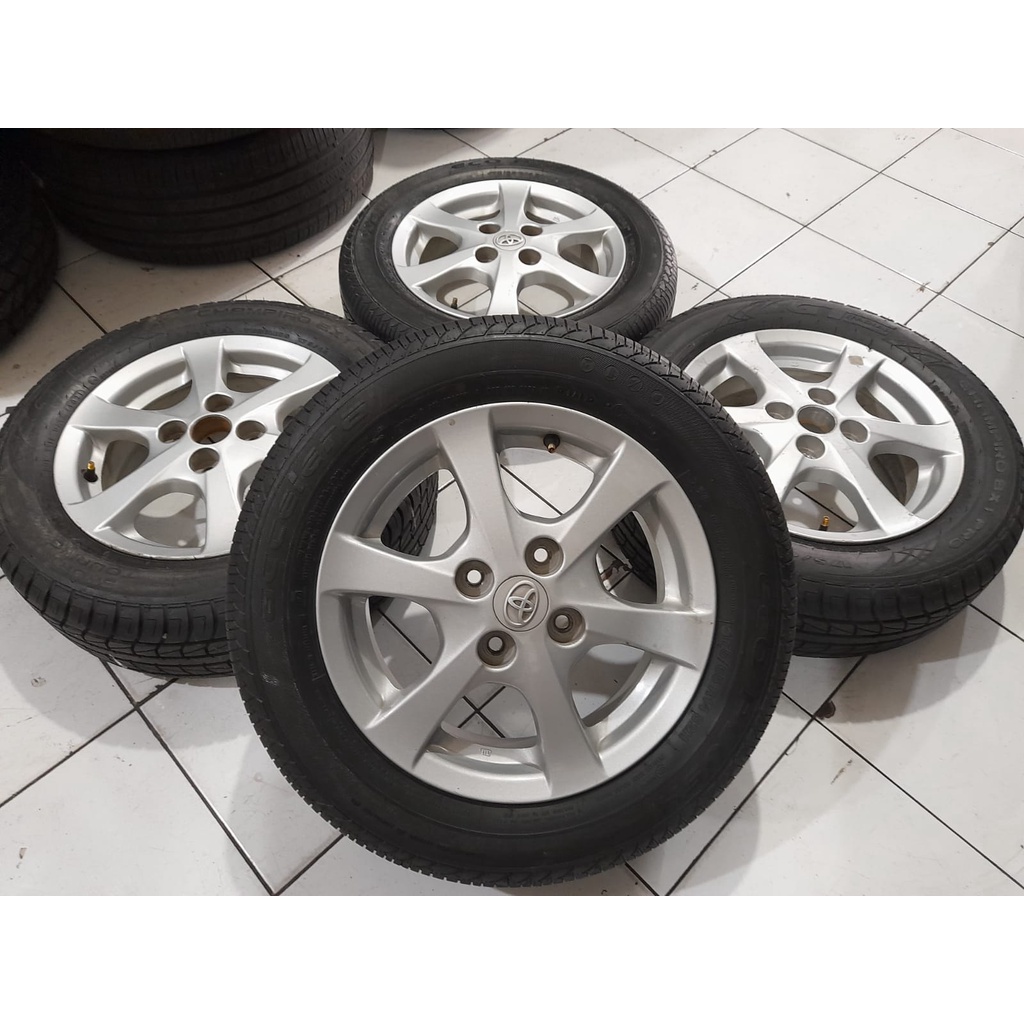 Velg Ring 14 Bekas Copotan Agya Pcd 4x100 Plus Ban