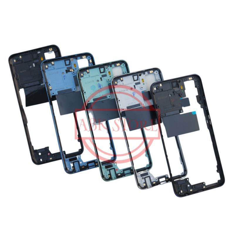 Tutup Mesin Tulang Tengah Bezzel Bazzel Xiaomi Redmi Note 10s/Note 10 4G Original