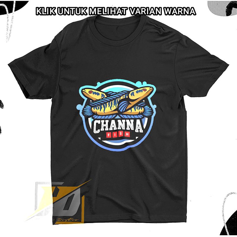 Baju Anak laki-laki ikan Channa/Kaos Atasan Anak Gambar Ikan Channa Terbaru