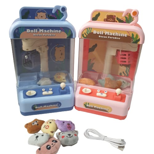 MAINAN CLAW GAME / MINI DOLL MACHINE / MAINAN MESIN CAPIT BONEKA/Mainan Anak Claw Machine / Mesin Tangkap Boneka