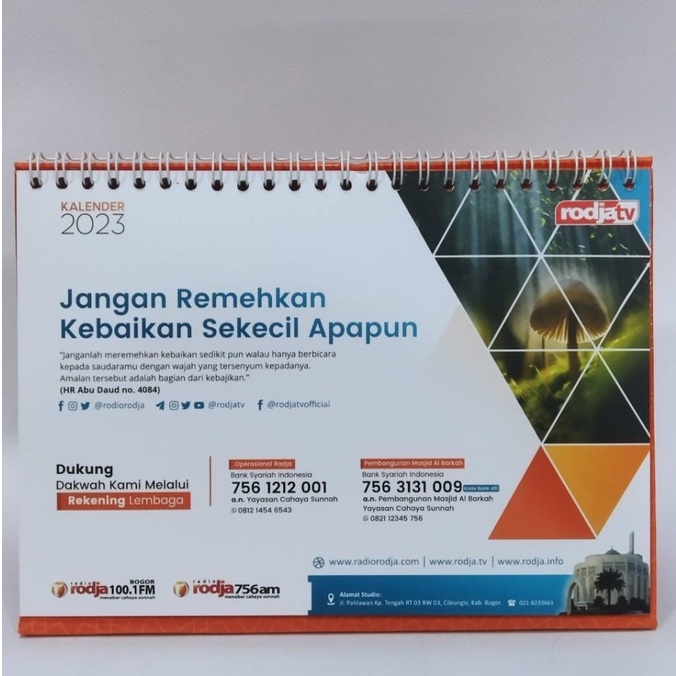 

Kalender Meja Kalender Duduk Terbaru Rodja Masehi Kalender Simpel kalender mini