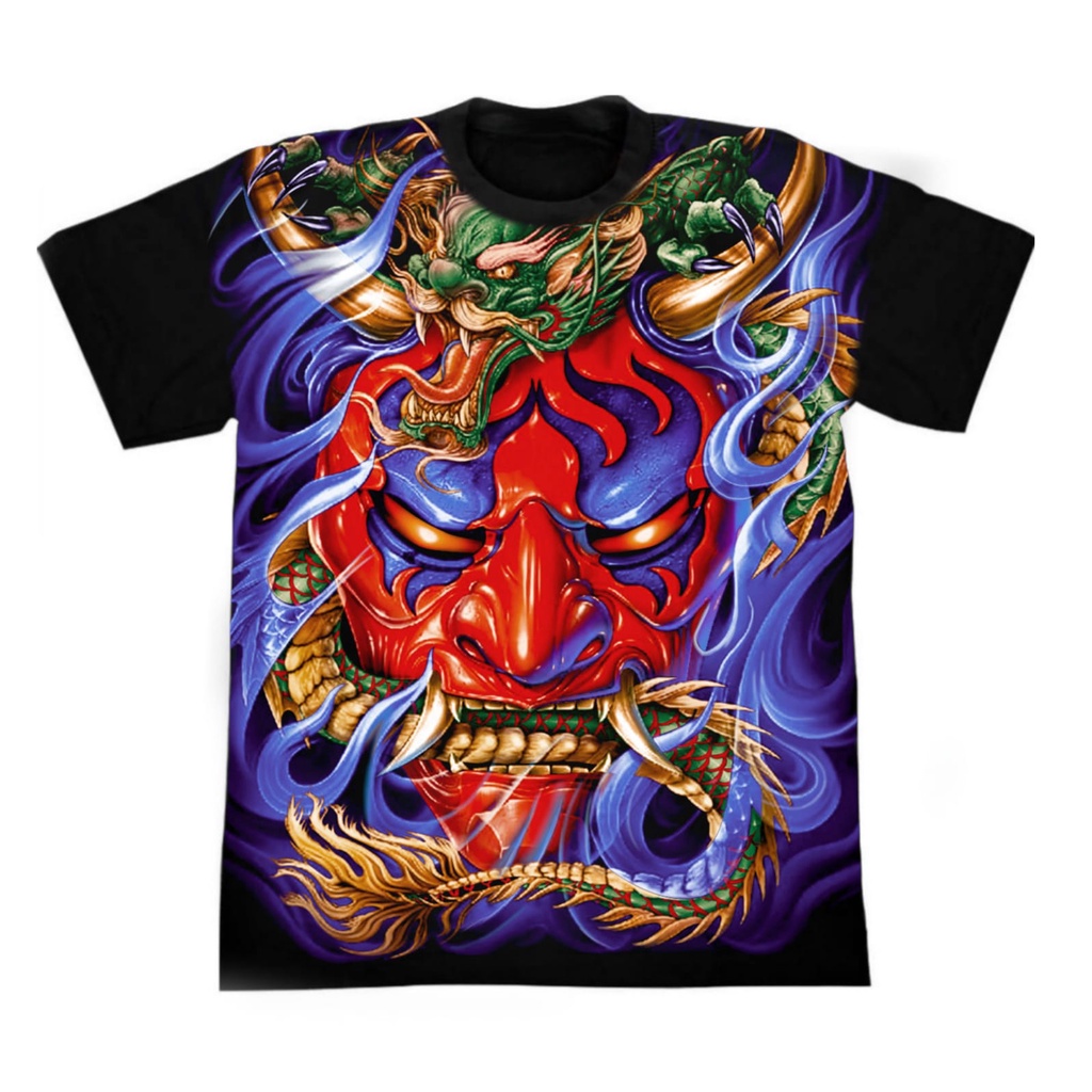 Kaos Distro Pria Motif Shinigami Mask / Baju Distro Pria Dewasa / Shalch Trendy