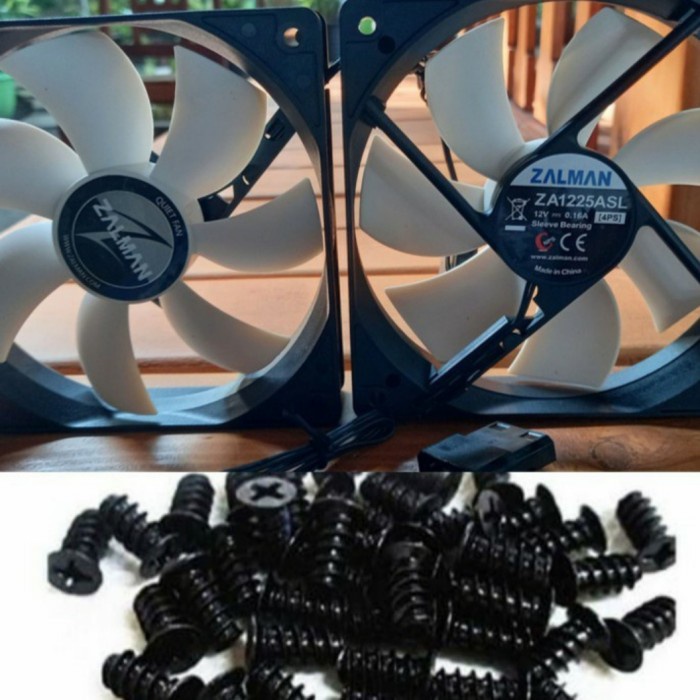 Hari Ini Fan Casing Fan Cpu Computer Fan Zalman 3Pin 12Cm Plus Baut Hemat