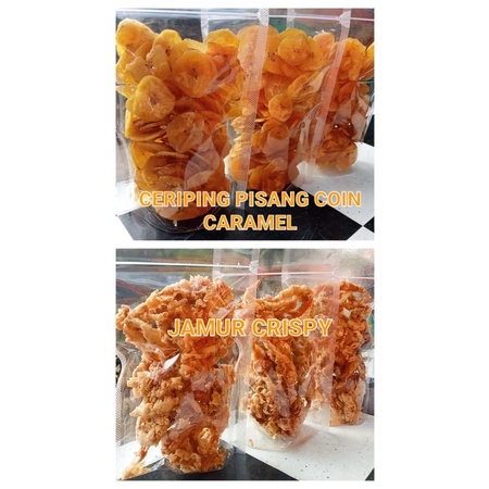 

ceripingpisangcaramel+jamurcrispy