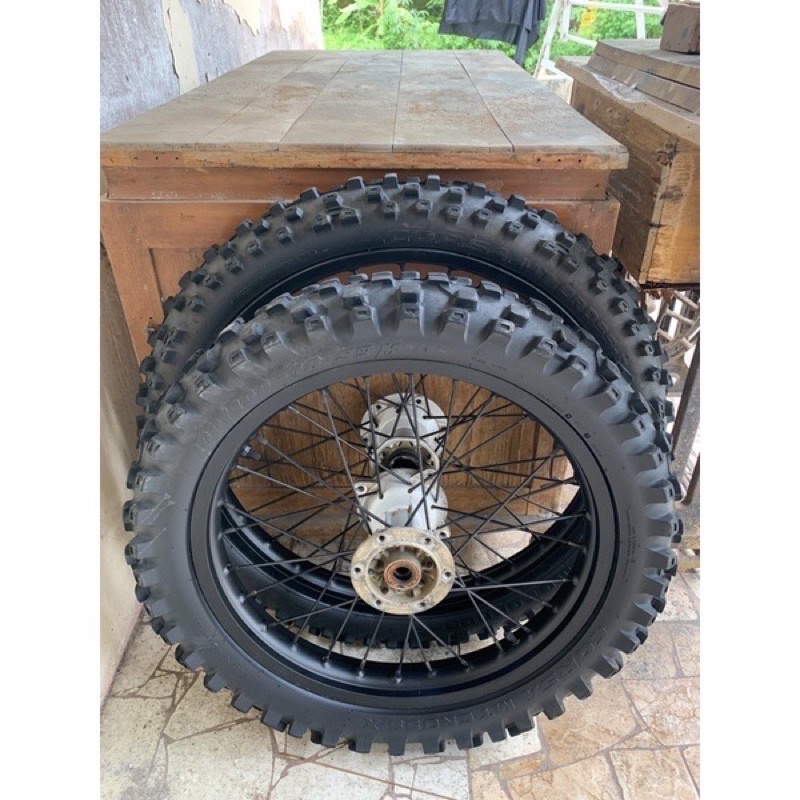 velg dan ban klx bf ori copotan 18-21