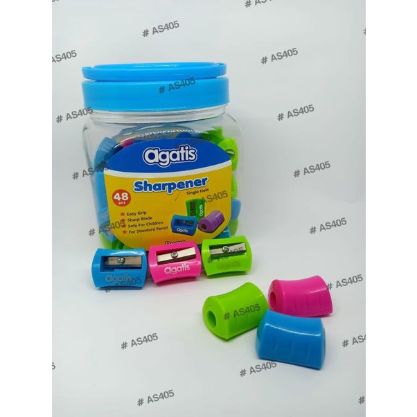 

48 pcs Asahan / Rautan / Serutan Pensil / Orotan Pensil / Sharpener AGATIS