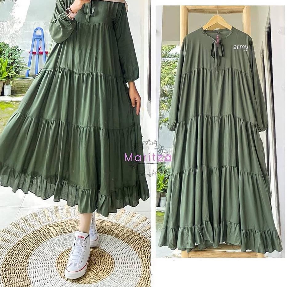 Siap Kirim.. Midi Dress Tunik Termurah Sojin Midi Dress Jumbo LD 120 Cm // Rachel Midi Dress // Gami
