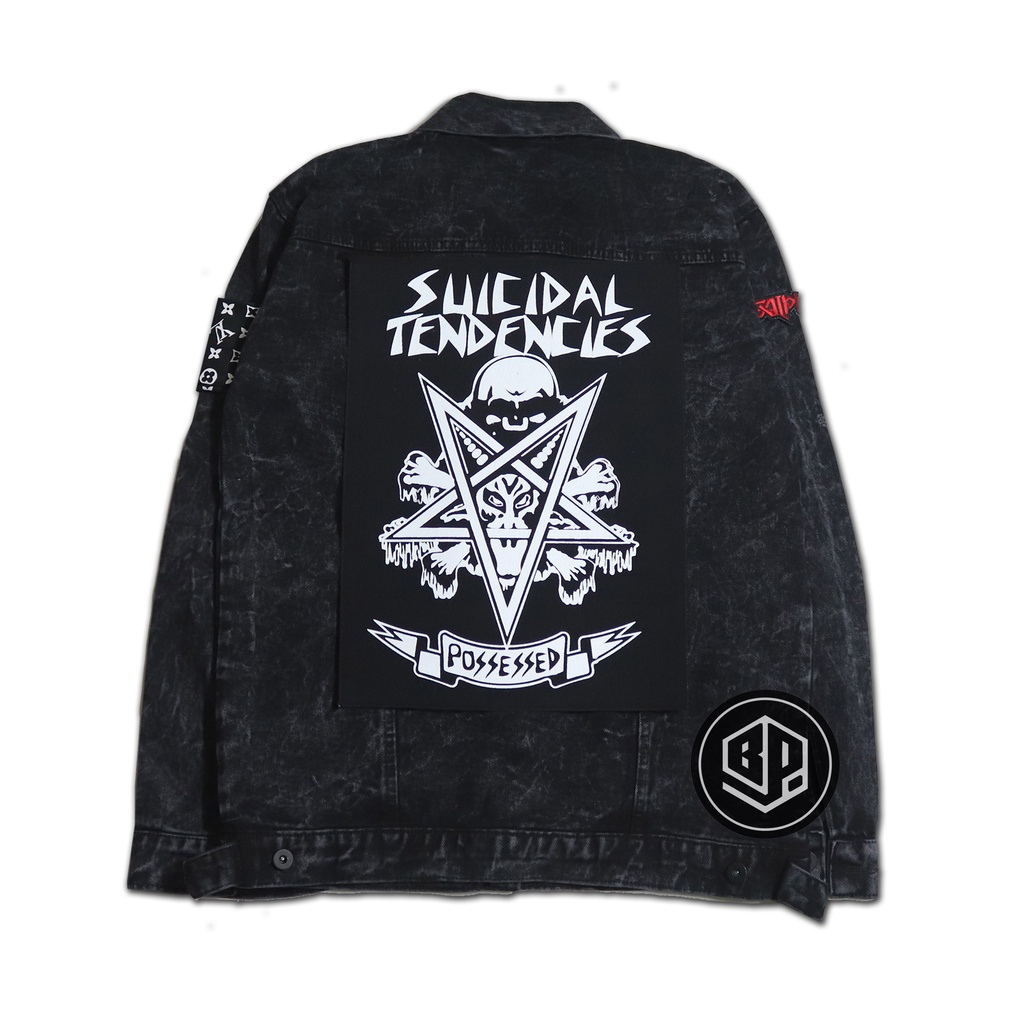 BACK PATCH SABLON PUNGGUNG SUICIDAL