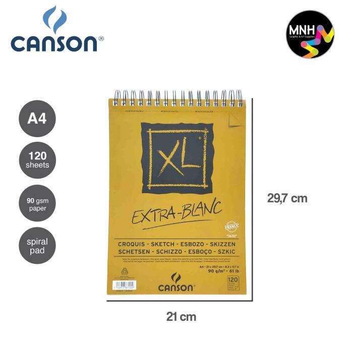 

PROMO DRAWING BOOK CANSON XL EXTRA WHITE 90G A3 LIMITED EDITION