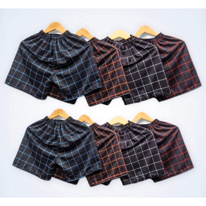 BOXER PRIA WANITA | CELANA PENDEK PRIA | BOXER UNISEX | BOXER MOTIF | KOLOR PRIA | CELANA BOXER TART