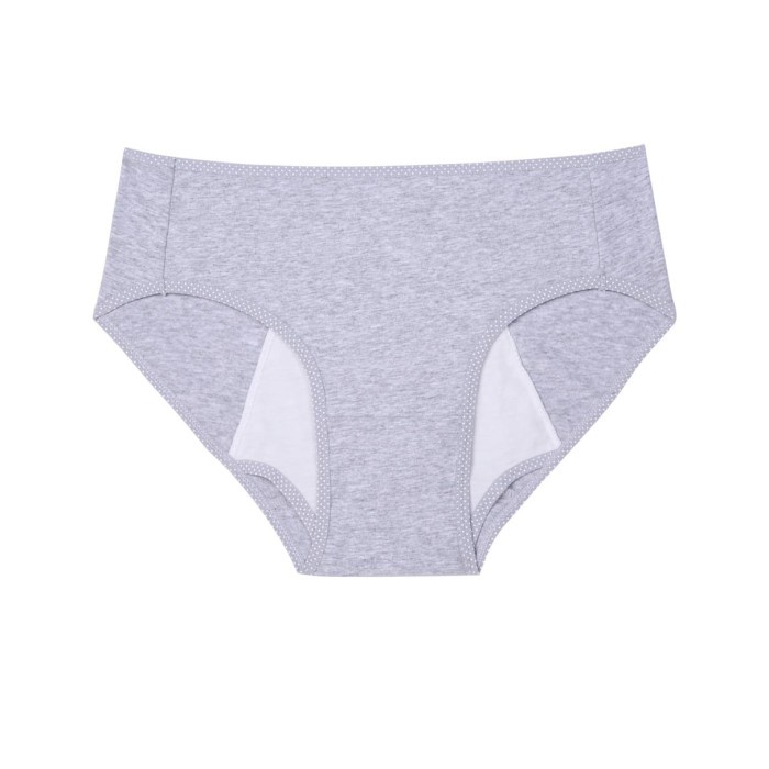 Cd Wanita Young Hearts Melange Sanitary Panty Y16-000486Gry - Grey