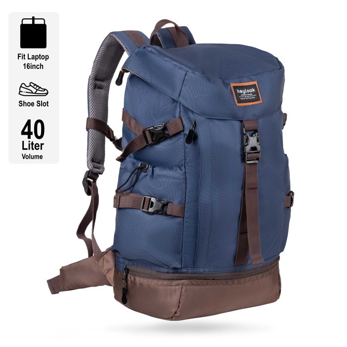 HEYLOOK Project - Tas Ransel Gunung HAMERU Backpack Carrier Hiking Camping Outdoor 40L Tas Travelling Tas Travel Tas Backpacker Tas Mudik Tas Pulkam Tas Pulang Kampung