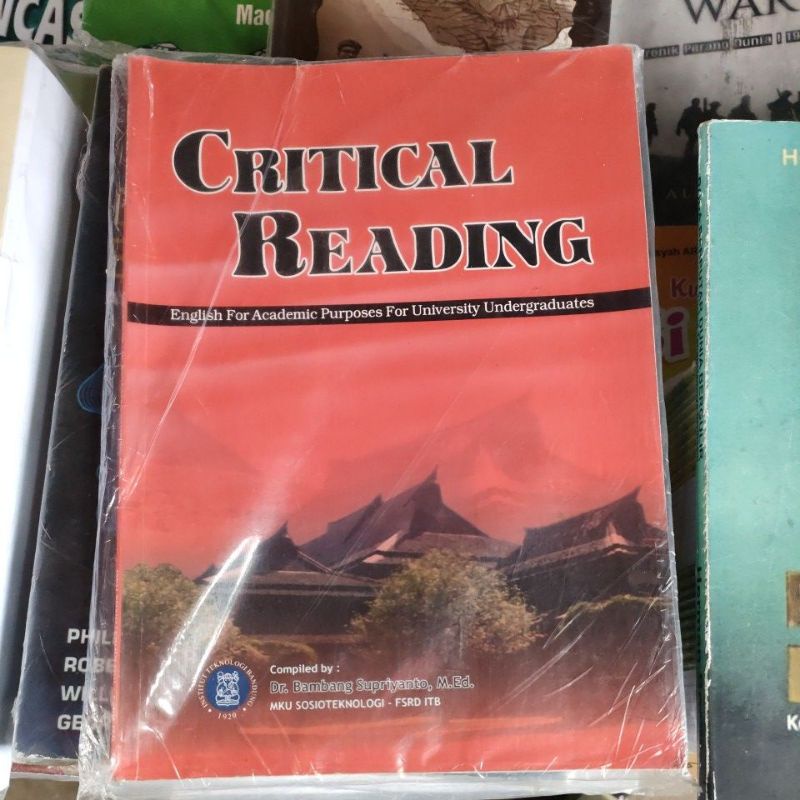 

critical reading buku critical reading English for academic purpose for university undergraduates penerbit ITB