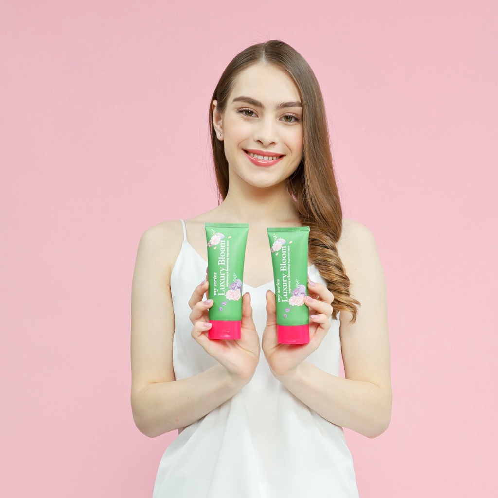 MY SERIES Luxury Bloom Brightening and Moisturizing Fragrance Lotion 120ml | Whitening Lotion Pencerah Badan BY AILIN