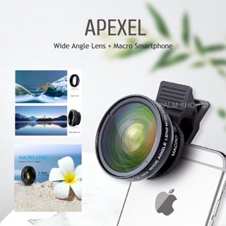 APEXEL Lensa Super Wide Angle Lens + Macro Smartphone