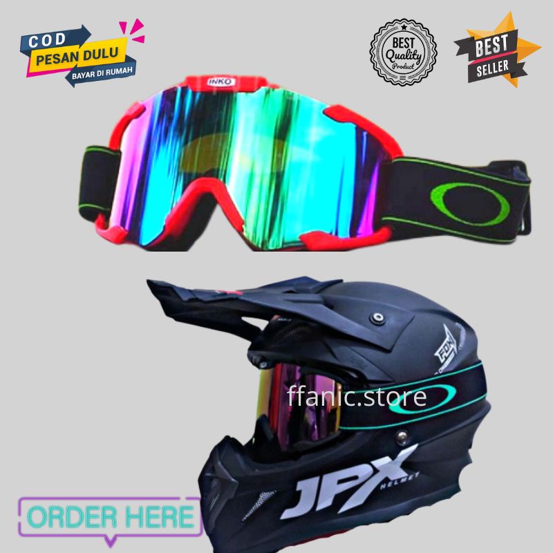 Goggle helm cross / kacamata helm cross inko
