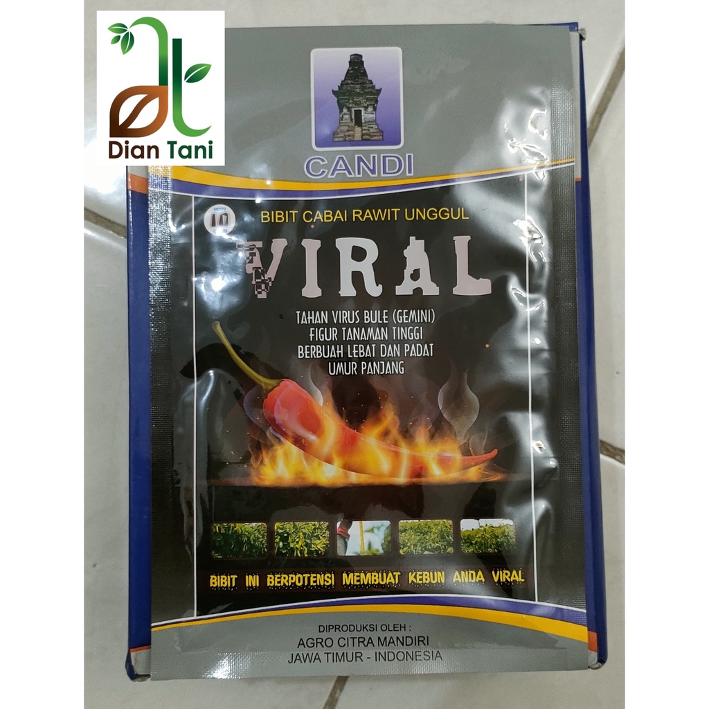 BIBIT CABE RAWIT UNGGUL VIRAL KEMASAN 10gram