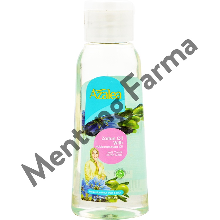 Azalea Zaitun Oil with Habbatussauda Oil 75 ML - Minyak Untuk Pijat dan Lulur