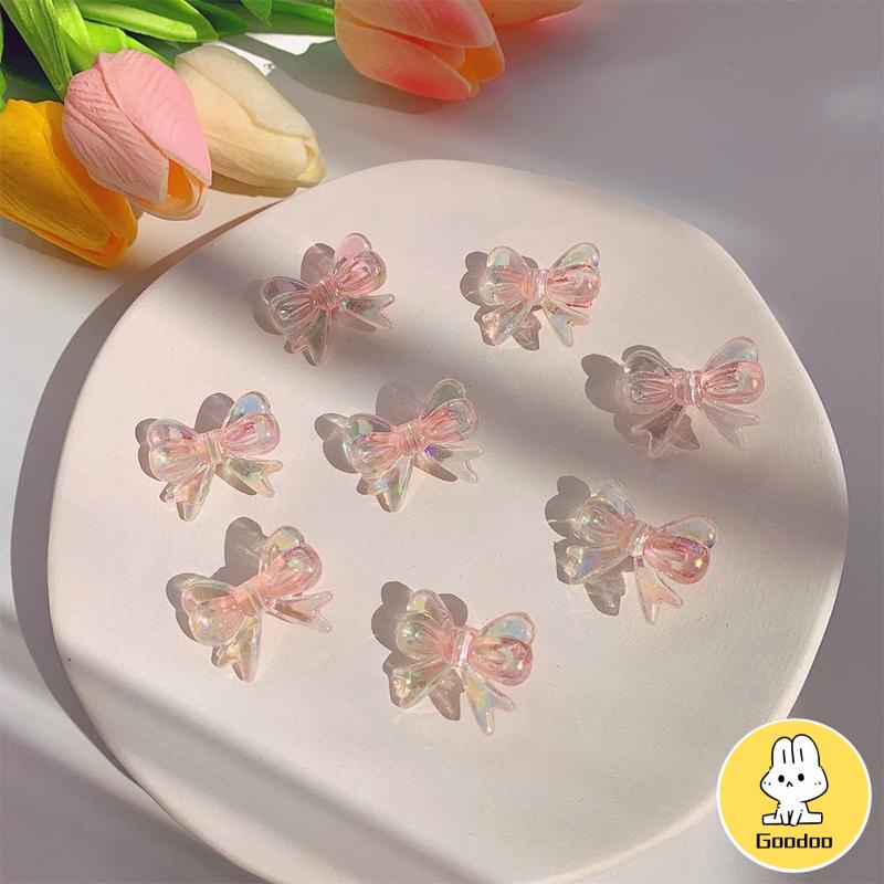 Jepit Rambut motif Kupu-Kupu kristal bening/Jepit Rambut anak butterfly/Mini Bentuk Dasi Kupu Transparan Untuk Wanita korea