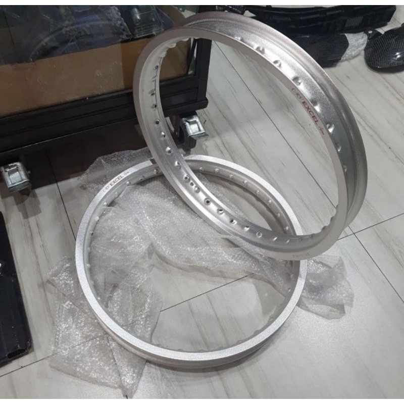 Velg velek pelek veleg lingkar aloy alloy crv ori japan 18 160 185 silver doff kulit jeruk