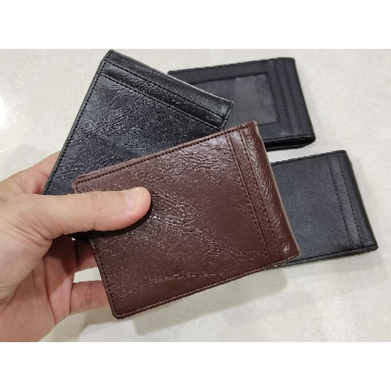 Dompet money klip kartu polos