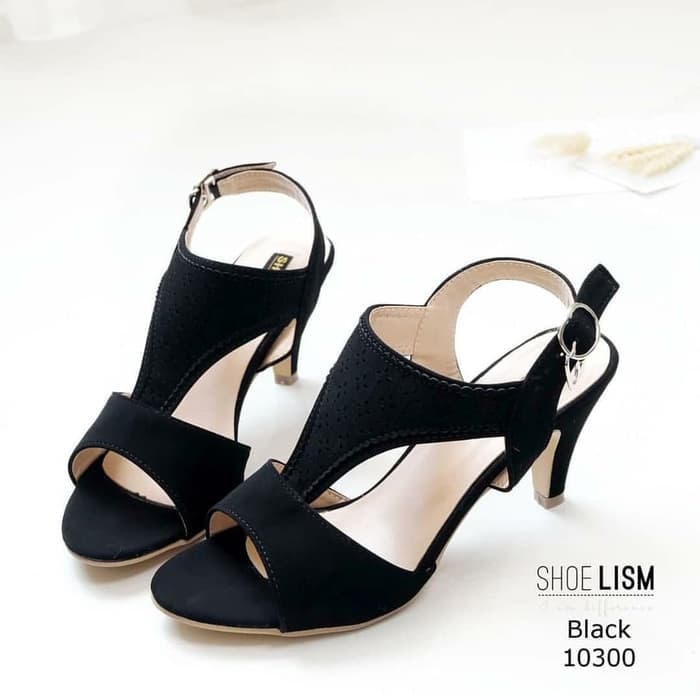 Sandal High Heels Tali Gesper Wanita Dewasa Cantik Modis/ Sepatu Sandal Kasual Pesta Hak tinggi Cewe