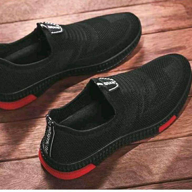 Paling Dicari GEMMA-Sepatu Pria Sneakers Slop Simple ONKE tanpa tali - Sneaker Pria Slip on Santai