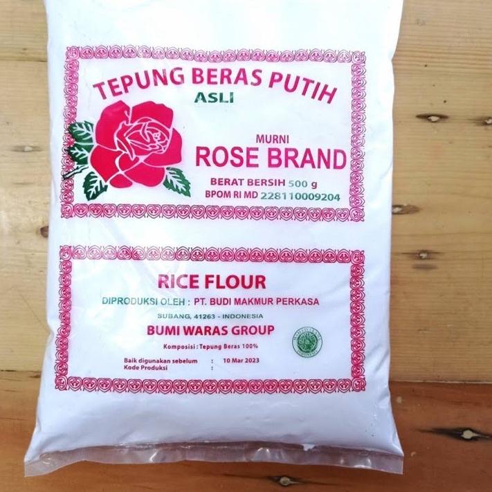 

㊤F Rose Brand Tepung Beras 500gr ECER TERBARU 3189 ◉