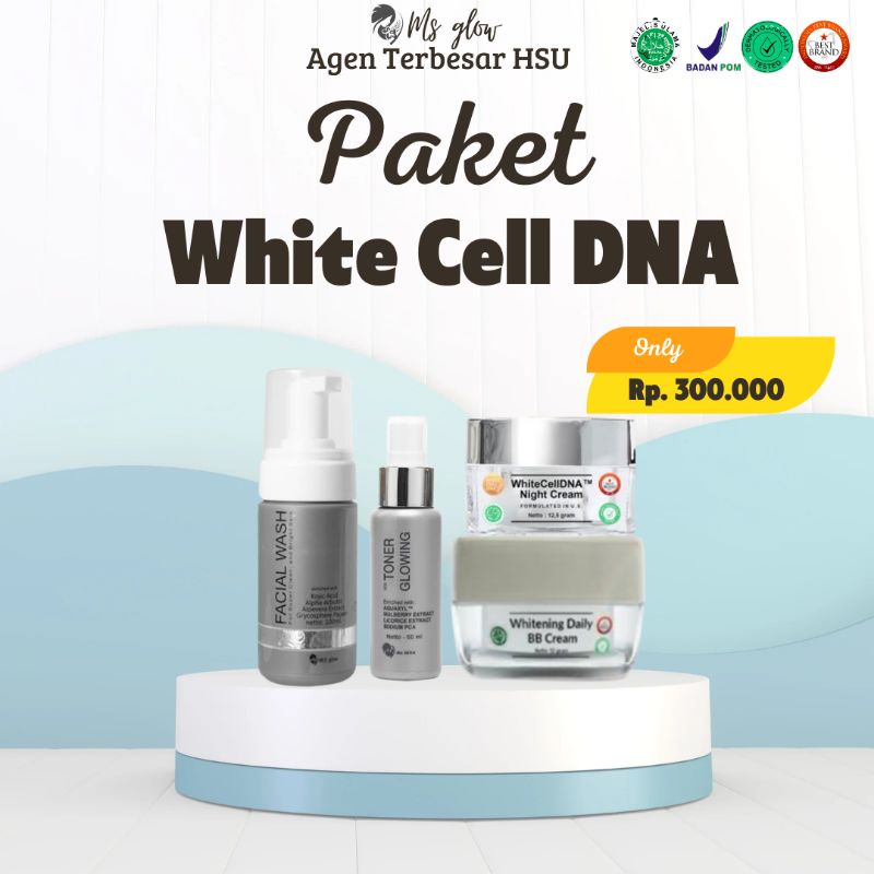 MS GLOW PAKET WHITE CELL DNA SERIES