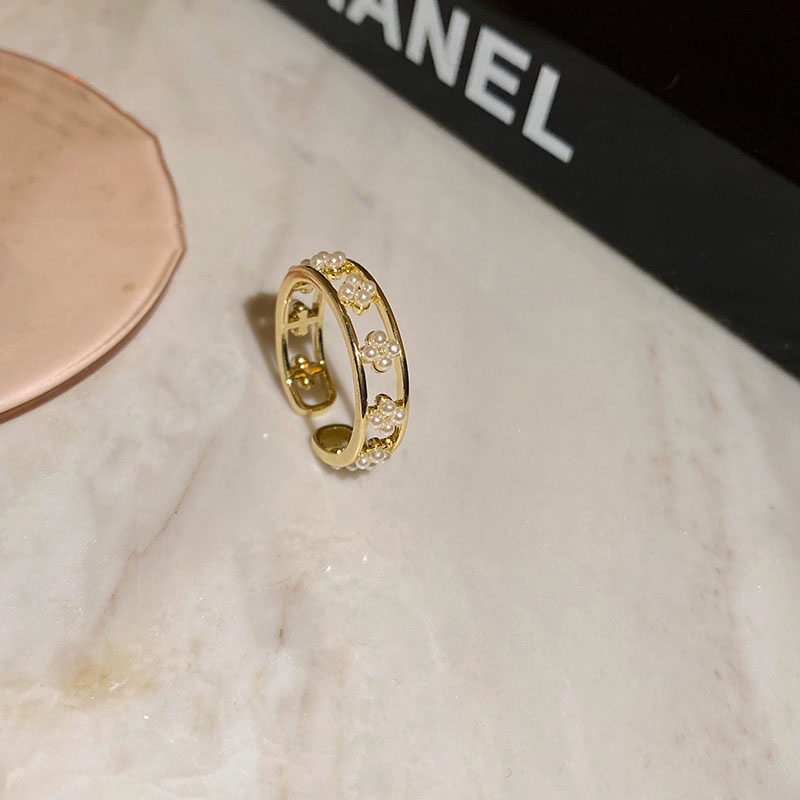 Cincin Model Terbuka Desain Rumbai Gaya Korea