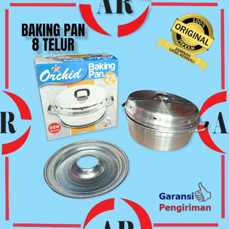 Baking Pan 28 ORCHID ( 8 TELUR ) ORCHID