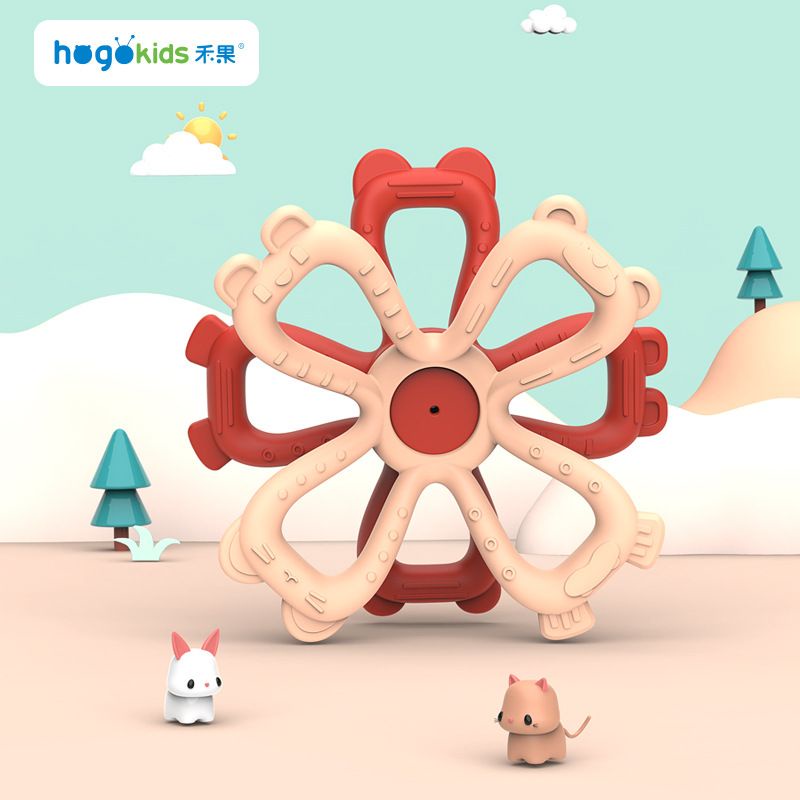 BIANCA - HK Teether Bayi Bentuk Bunga 2 Warna