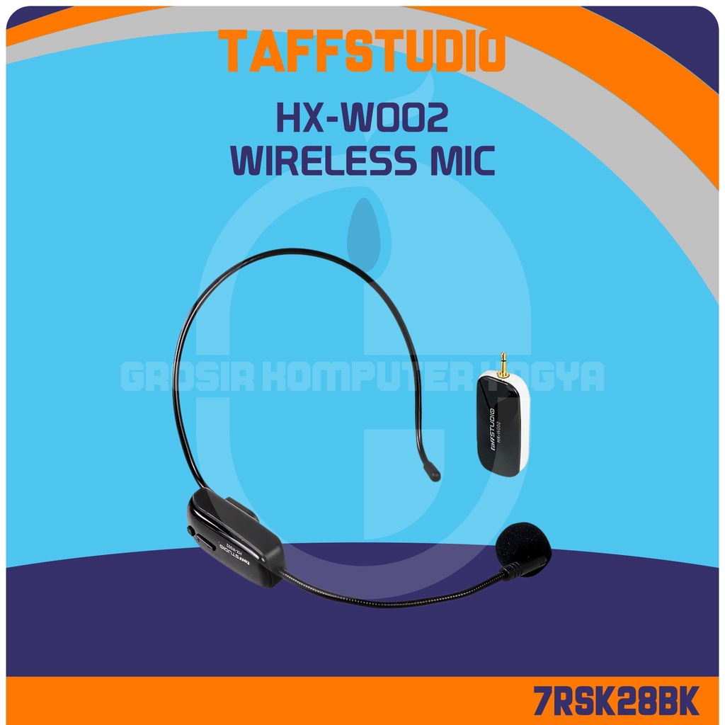 TaffSTUDIO HX-W002 Wireless UHF Microphone with Transmitter