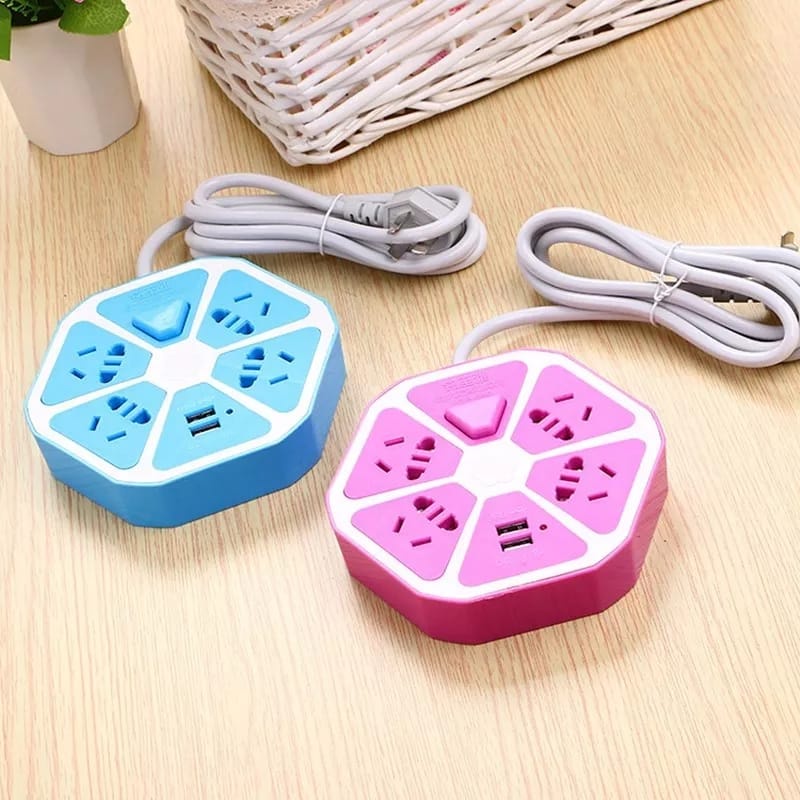 STOP KONTAK HEXAGON - STOP KONTAK 4 USB