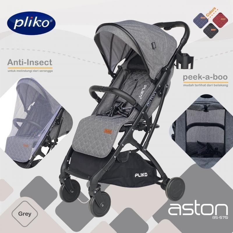 Stroller Pliko BS570 Aston, Pliko  Grande 268R 4in1 Multifungsi Kereta Dorong Bayi