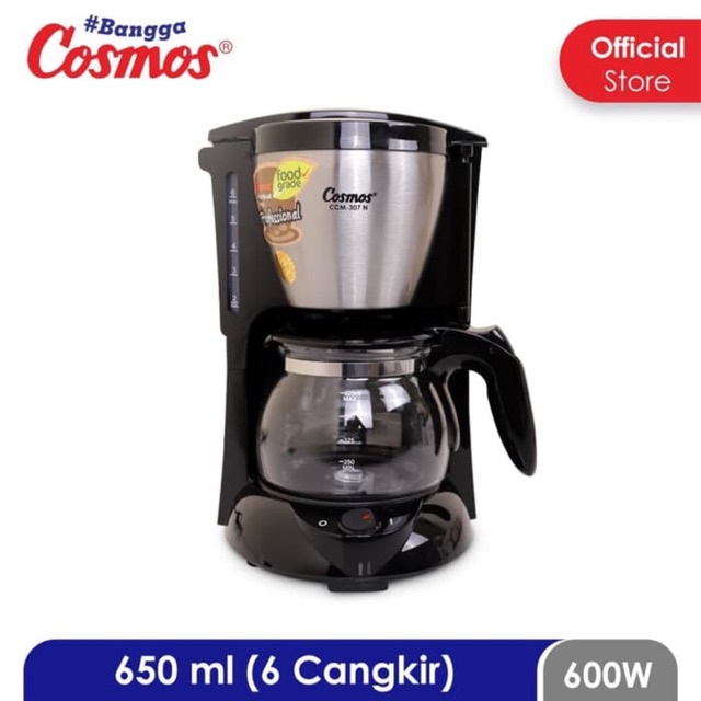 Cosmos Coffee Maker 0.65 Liter CCM 307 N