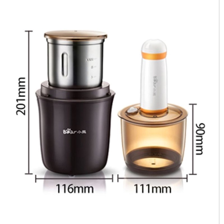 BEAR Coffe Grinder Vacuum/Alat Penggiling Biji Kopi Disertai Vakum