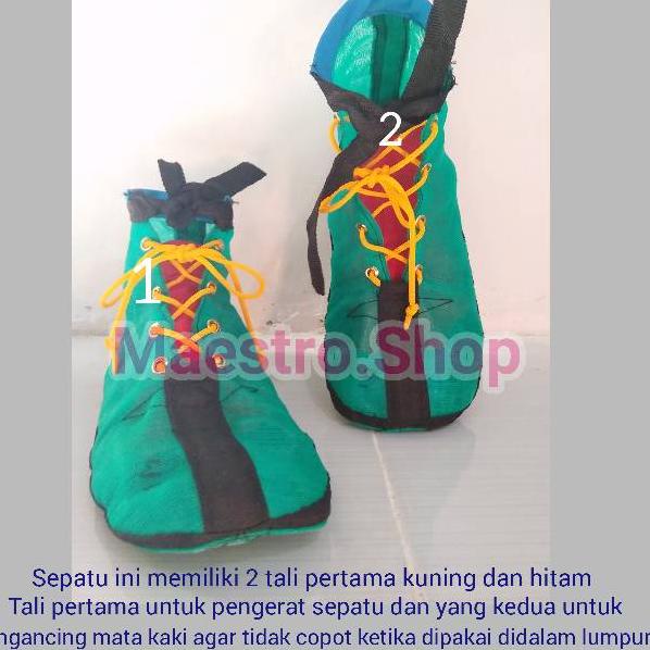 [CODELY22] SEPATU BOOT SAWAH Anti Keong dan Benda Tajam 5 Ply /5 Lapis Sol Bawah + Sol Kain dalam Pr