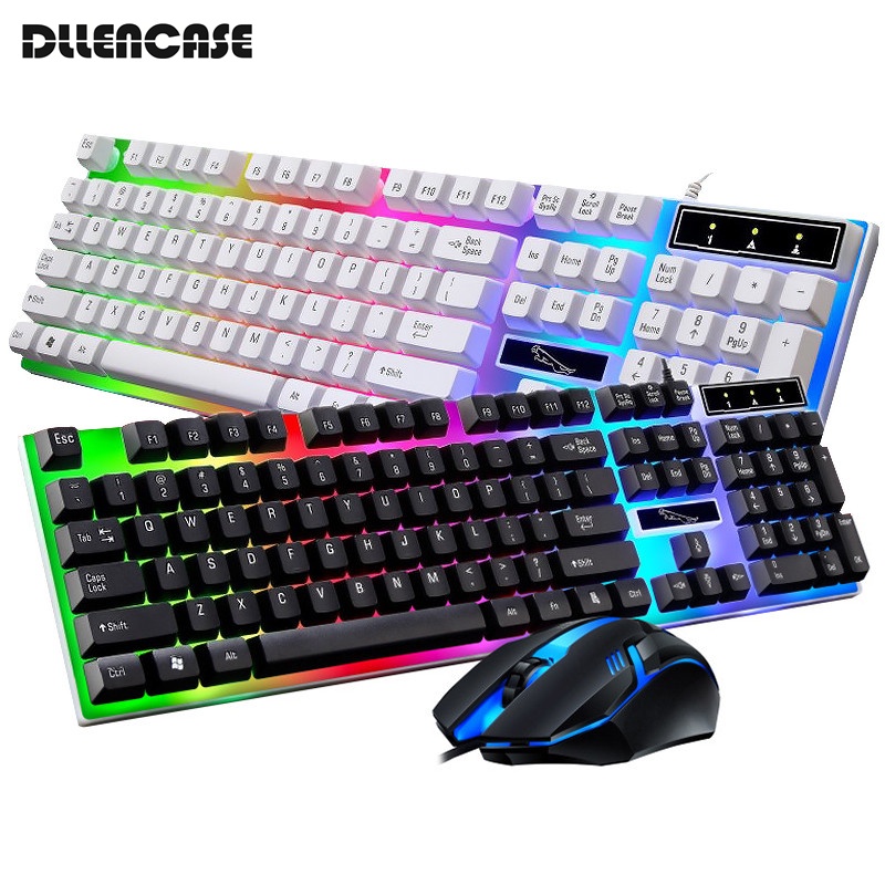 Dllencase Chasing Leopard G20 Set Keyboard Dan Mouse Gaming Mekanikal Tangan A325