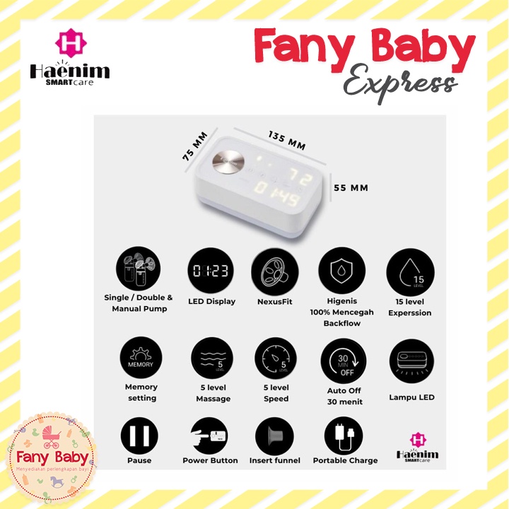 HAENIM BREASTPUMP 7V+