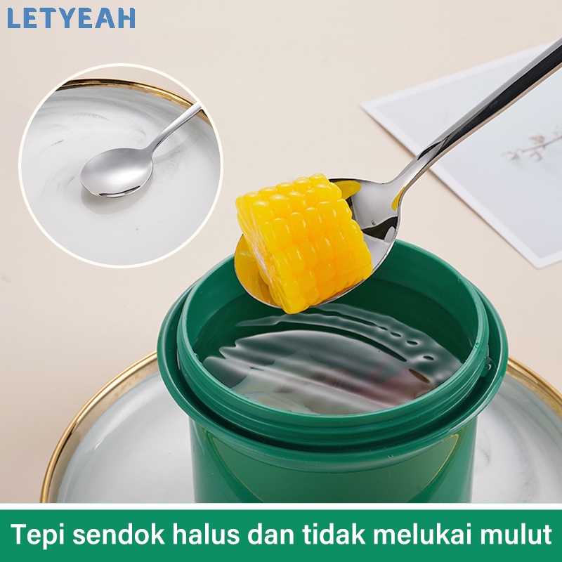 letyeah Cutlery set stainless /sumpit sendok garpu set dengan kotak /alat makan set travel portable