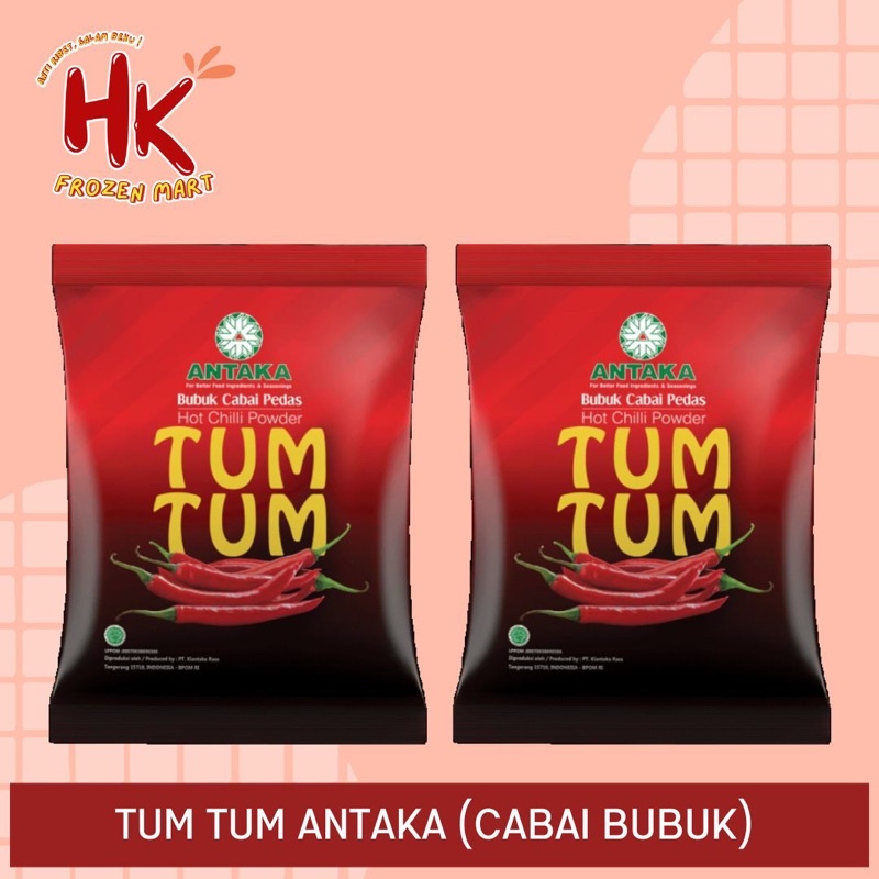 

Antaka Tum Tum Bubuk Cabe (chili powder pedas cabai) HK FROZEN MART