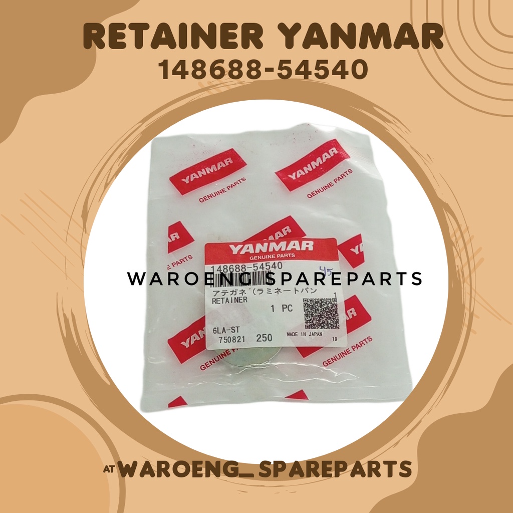 WAROENG SPAREPARTS - Retainer Yanmar 148688-54540